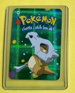 CUBONE Pokemon Pocket Monsters Japanese Vending Prism Sticker Foil HOLO NM - Image 1