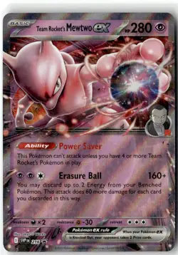 Team Rocket's Mewtwo ex - Holo SV: Scarlet & Violet Promo Cards 216 NM - Image 1