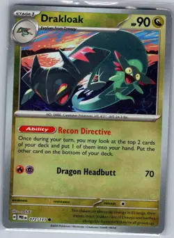 Drakloak Poke Ball 072/131 SV: Prismatic Evolutions - Pokemon Card - NM - Image 1