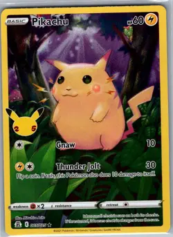 Pikachu 005/025 Celebrations - Pokemon Card - NM - Image 1
