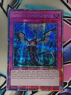 YUGIOH MP25-EN032 Infinite Impermanence Starlight Rare Card 1ST EDITION - Image 1
