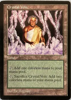 Crystal Vein Mirage Uncommon MTG Magic The Gathering LP - Image 1
