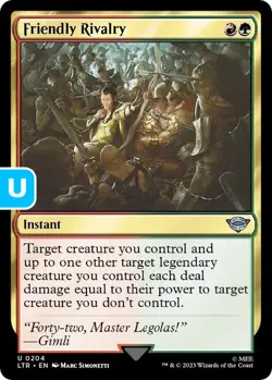 MTG Friendly Rivalry LTR U Instant NM - Image 1