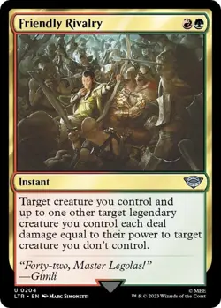 MTG Friendly Rivalry LTR U Instant NM - Image 2