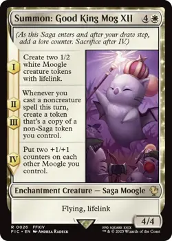 Summon: Good King Mog XII Surge Foil - FIC 0026 NM - MTG Magic - Image 1
