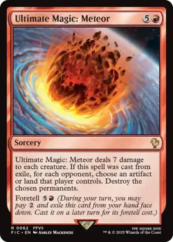 Ultimate Magic: Meteor Surge Foil - FIC 0062 NM - MTG Magic - Image 1