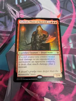 MTG - TORBRAN THANE OF RED FELL - RARE - FOIL - ELD - NM - Image 1