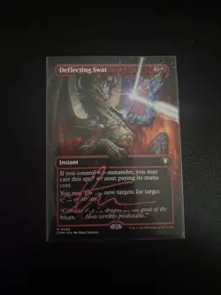 Deflecting Swat Borderless Shadow Signed In Red And Black By Artist GregStaples - Image 1