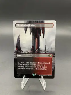 Bloodstained Mire (Borderless) Modern Horizons 3 Regular MTG 0352 - Image 1