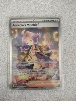 2025 Pokemon Mega Evolutions Acerola’s Mischief Illustration Rare - Image 3