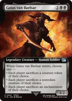 Gaius van Baelsar Extended Art Final Fantasy MTG NM - Image 1