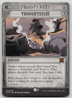 Thoughtseize M Outlaws of Thunder Junction: Breaking News 20 NM - Image 1