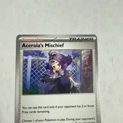 Acerola's Mischief 113/132 - Pokemon TCG: Mega Evolution - NM - Image 3