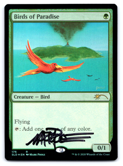 AUTOGRAPH - Birds of Paradise FOIL (176) Mark Poole - Secret Lair MTG - Image 1
