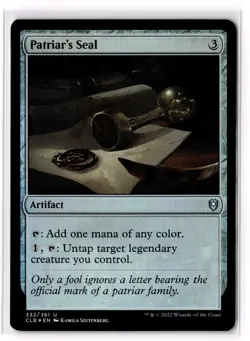 Patriar's Seal 332 Commander Legends: Battle for Baldur's Gate CLB Foil LP - Image 1