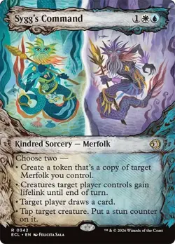 Sygg's Command Showcase Lorwyn Eclipsed NM MTG - Image 1