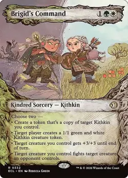 Brigid's Command Showcase Lorwyn Eclipsed NM MTG - Image 1