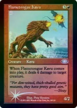 Flametongue Kavu - Foil MTG Planeshift LP NM - Image 1