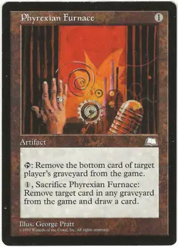 MTG Phyrexian Furnace Weatherlight Uncommon MP - Image 1