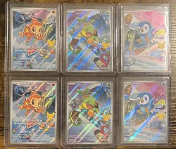 Pokemon First Partner series 1 Sinnoh Illustration 2 sets Near Mint condition - Image 1