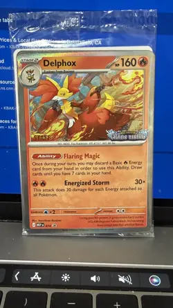 Pokemon Chaos Rising Prerelease Staff Promo Pack Cards Set of 4 - Image 1