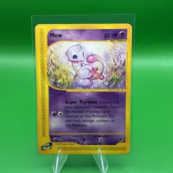 Pokemon Mew 55/165 Expedition Base Set Non Holo Rare 50 HP Basic 2002 - Image 1