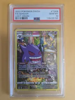 Gengar TG06/TG30 PSA 10 GEM MINT Swsh Lost Origin Trainer Gallery Pokemon - Image 1