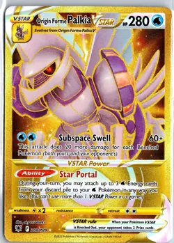 Origin Forme Palkia VSTAR 208/189 Secret Rare Astral Radiance Pokemon Near Mint - Image 1