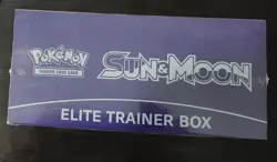 Sun and Moon Base Pokemon Elite Trainer Box ETB [Lunala] Sealed Sun & Moon - Image 3