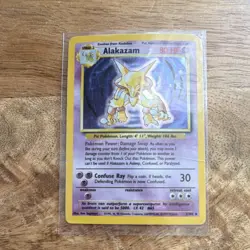 Pokemon Alakazam Base Set Holo Rare 1/102 1999 Wizards of the Coast - Image 1