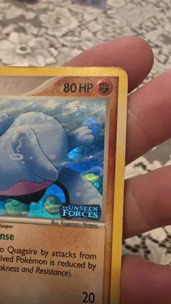Quagsire Unseen Forces Stamped Reverse Holo Rare Pokemon 44/115 PSA 1 Contender - Image 4