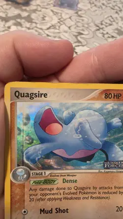 Quagsire Unseen Forces Stamped Reverse Holo Rare Pokemon 44/115 PSA 1 Contender - Image 5