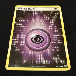 Psychic Energy 105/106 EX Emerald Holo Rare 2005 Pokemon TCG Card English - Image 1