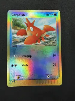 2003 POKEMON CORPHISH #53 EX DRAGON E-READER REVERSE HOLO - LP - Image 1