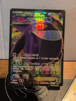 Pokemon Trading Card, Gengar EX Full Art Ultra Rare Holo, XY Phantom Forces... - Image 1