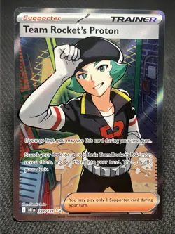 Team Rocket's Proton 227/182 Ultra Rare Destined Rivals Pokemon Near Mint - Image 1