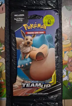 Pokemon TCG Sun & Moon Team Up Sleeved Booster Pack New Sealed - Image 1