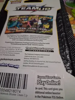 Pokemon TCG Sun & Moon Team Up Sleeved Booster Pack New Sealed - Image 3