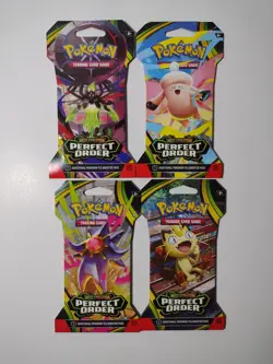 [LOT OF 8] Pokemon TCG Mega Evolution: Perfect Order - Sealed Sleeved Boosters - Image 2