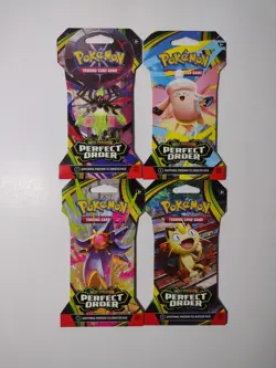 [LOT OF 8] Pokemon TCG Mega Evolution: Perfect Order - Sealed Sleeved Boosters - Image 4