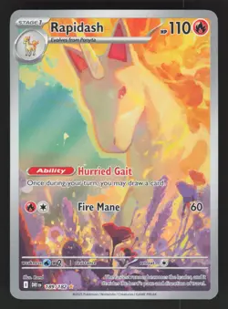 Rapidash 189/182 Pokemon TCG SV10: Destined Rivals NM - Image 1