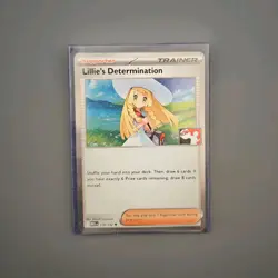 Pokemon Lillie's Determination 119/132 Cosmos Holo Play! Stamp Prize Pack NM/M - Image 1