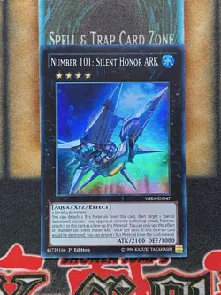 Yugioh Number 101: Silent Honor ARK WIRA-EN047 Super Rare 1st Ed LP - Image 1