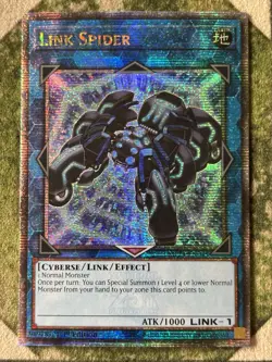 YuGiOh LINK SPIDER Quarter Century Secret MP24 EN045 - Image 1