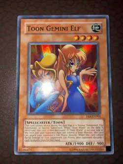 Yu-Gi-Oh! Toon Gemini Elf -DL6-EN001- Super Rare - Unlimited NM! - Image 1