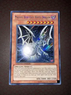 Yu-Gi-Oh! Malefic Blue-Eyes White Dragon -YMP1- Secret Rare - Limited Edition NM - Image 2