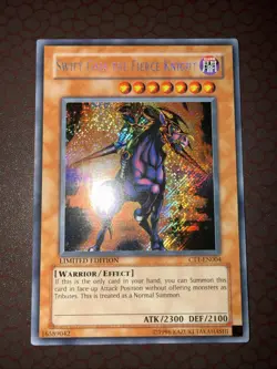 Yu-Gi-Oh! Swift Gaia The Fierce Knight -CT1- Secret Rare - Limited Edition LP! - Image 2