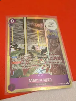 2026 One Piece Adventure on Kami's Island Mamaragan Super Rare #OP15-078 Sr Eng - Image 1