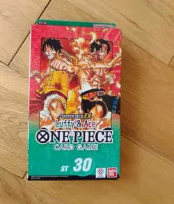 Bandai One Piece Card Game Starter Deck EX Luffy & Ace ST-30 English Sealed - Image 1
