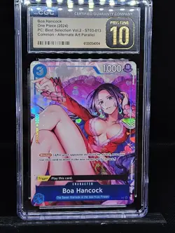 CGC PRISTINE 10 Boa Hancock 2024 Best Selection Vol.2 ST03-013 Alt Art One Piece - Image 1